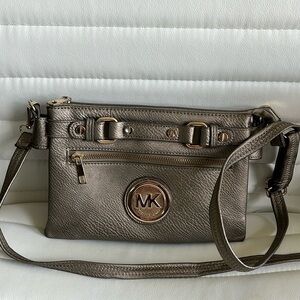 MK metallic Crossbody